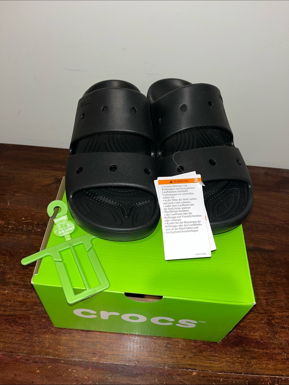 New Classic Crocs Shower Pool Summer Slides Flip Flops Sandals V2 shoes 11 NIB